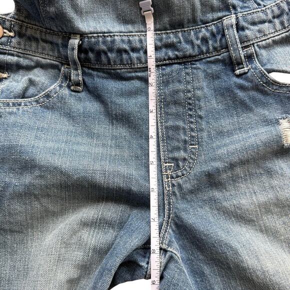 Gap Kids Denim Jean Overalls Coveralls Distressed Size L School Distressed - Picture 5 of 9